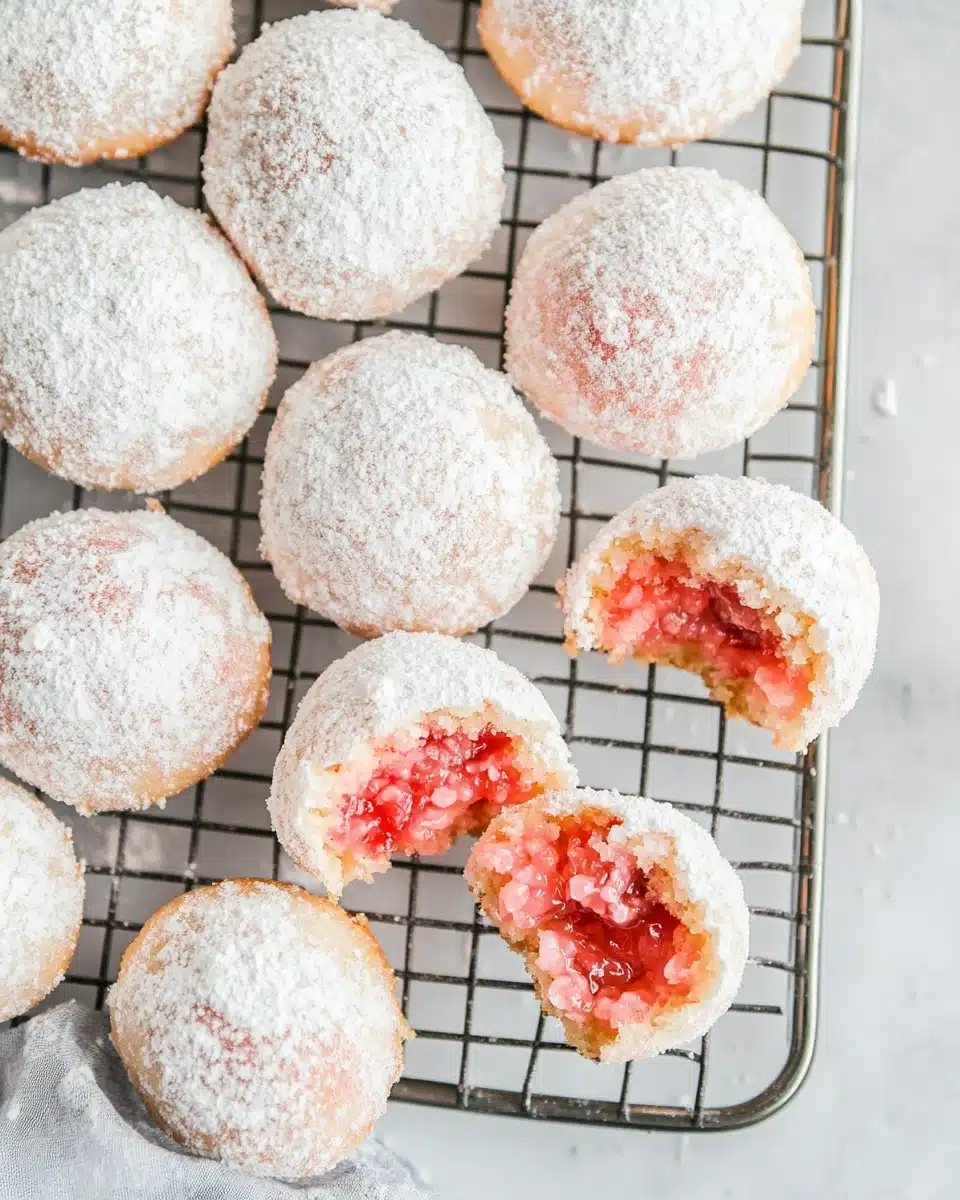 Cherry Snowball Cookies