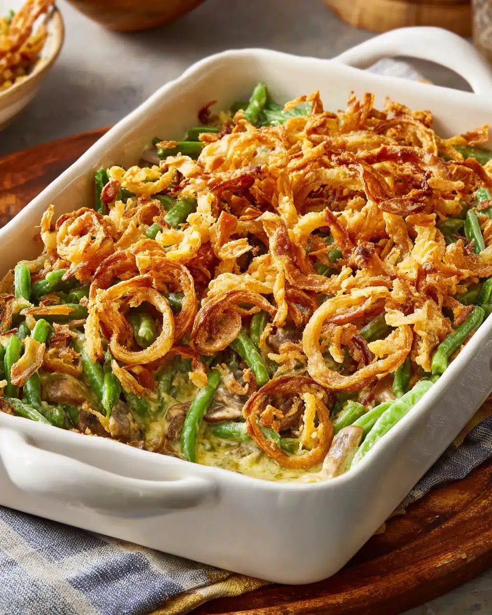 Classic Thanksgiving Green Bean Casserole