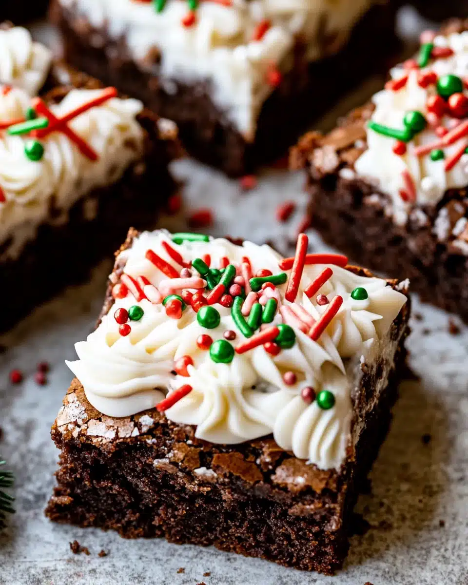 Easy Christmas Brownies Recipe
