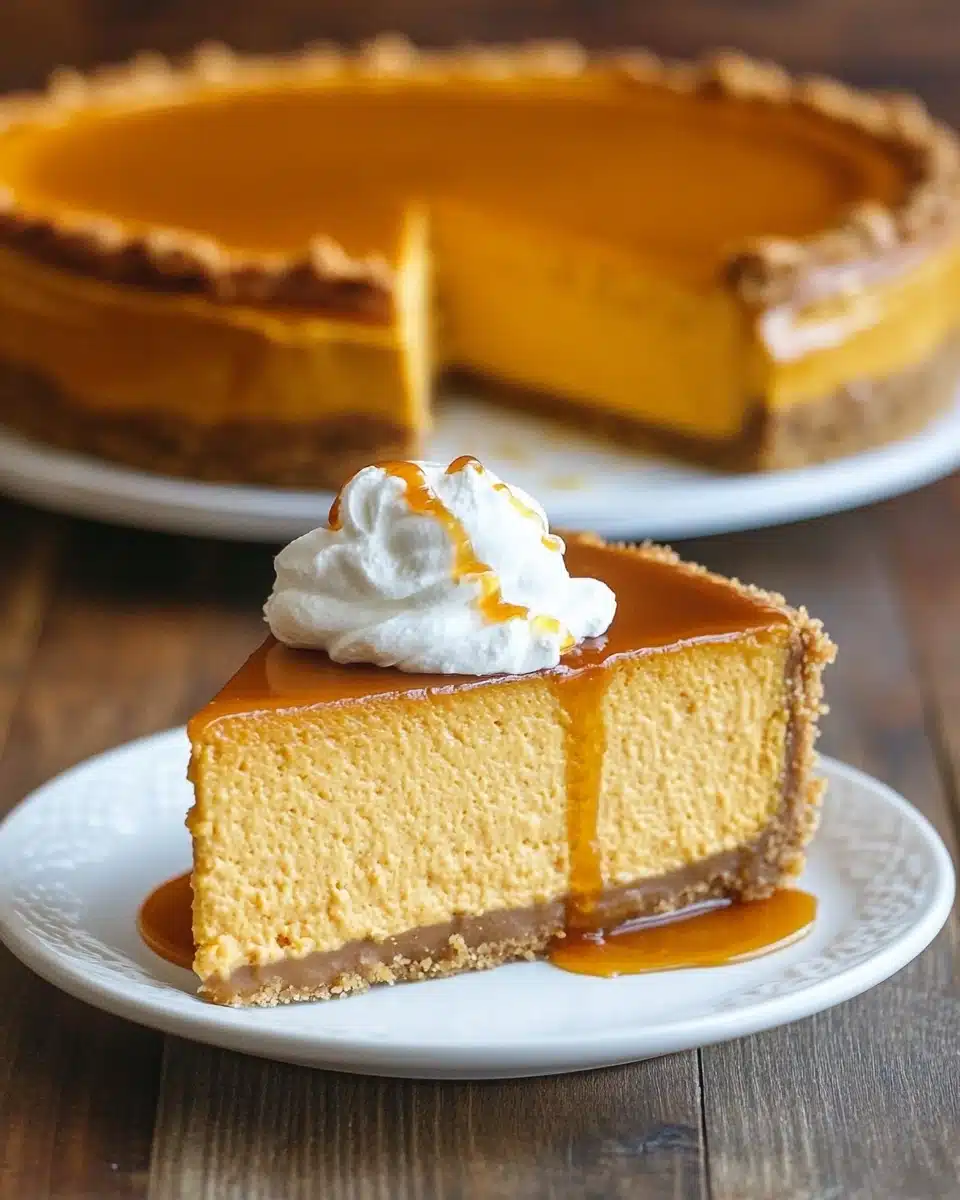 Easy Pumpkin Pie Cheesecake Recipe