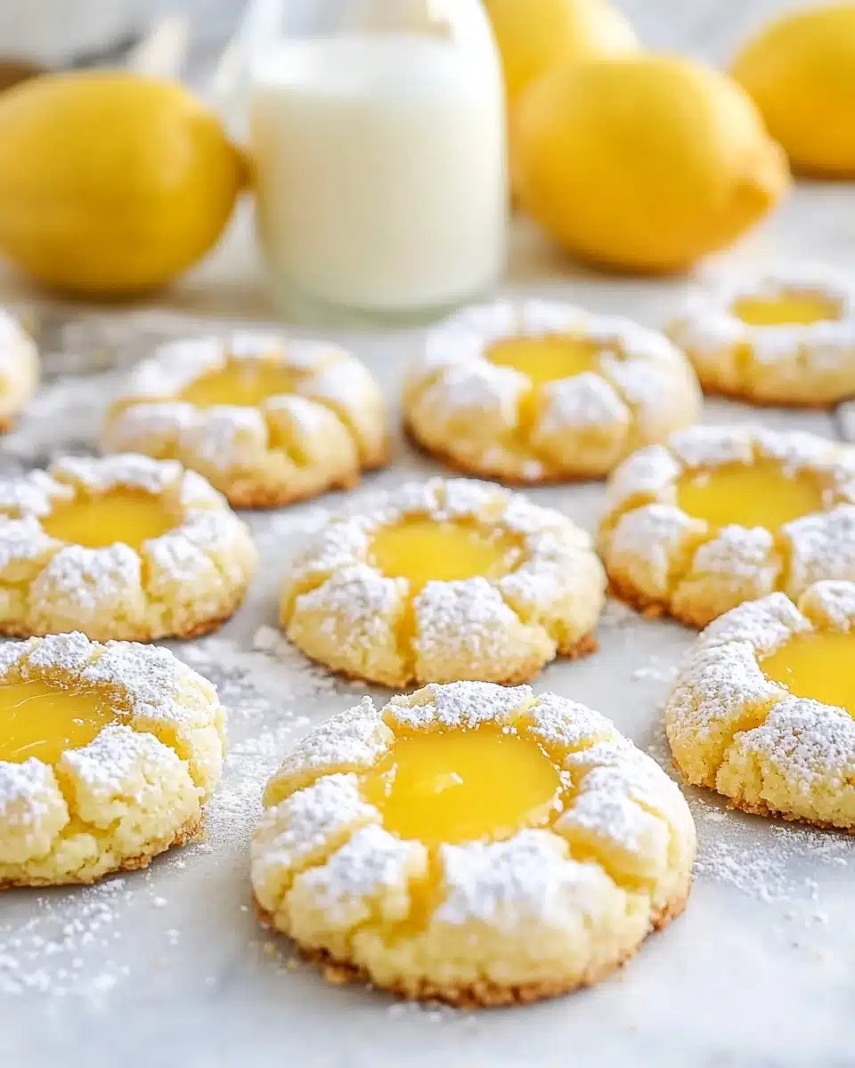 Gluten Free Lemon Curd Cookies