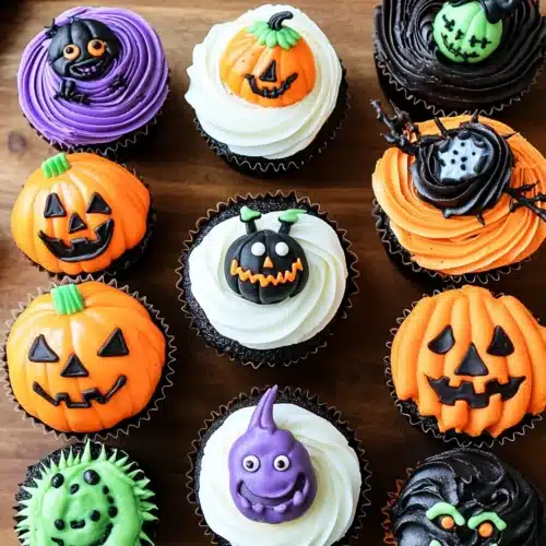 Delightful Halloween Cupcakes perfect for a spooky treat.