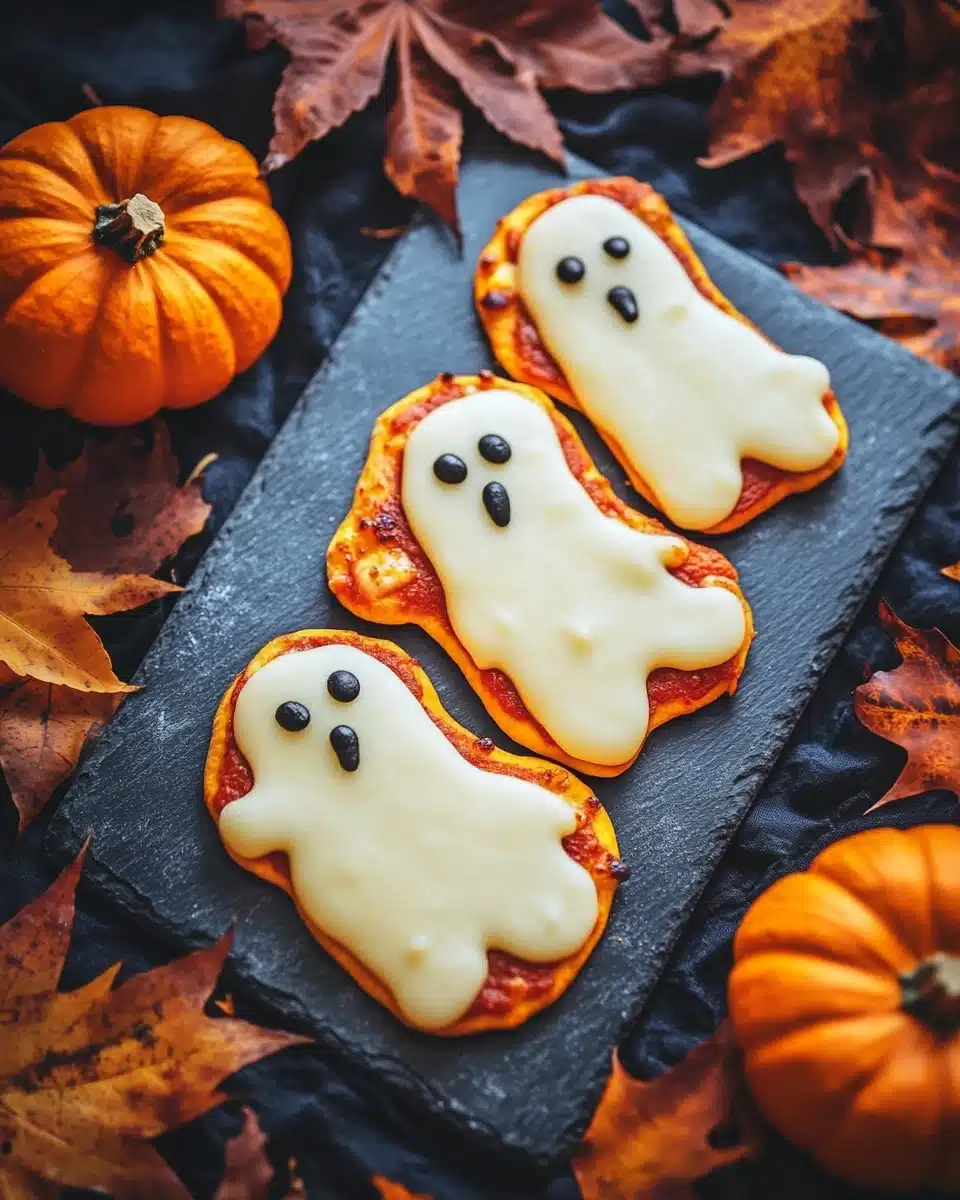 Halloween Ghost Pizza