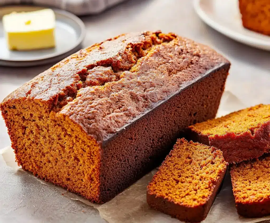 Super Moist Pumpkin Bread karaitatoszamilo A loaf of freshly baked pumpkin bread with sli 9377460c a2fc 42f1 aedc b9b5fa5ee33c