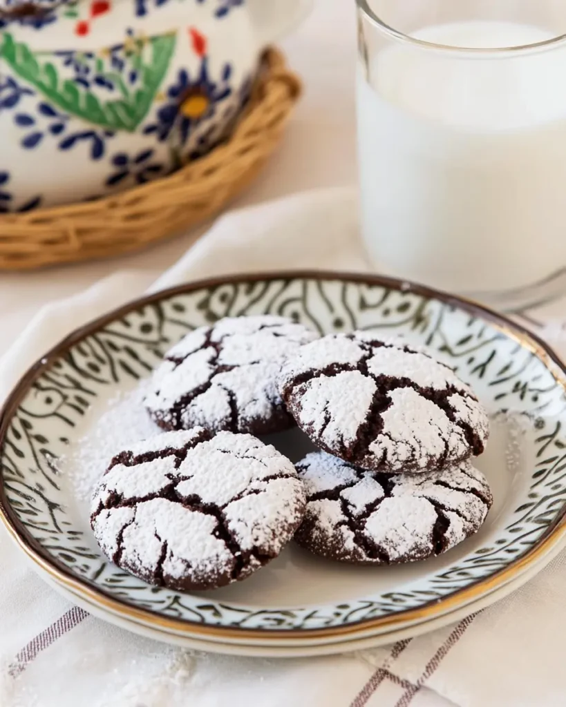 karaitatoszamilo A plate of Crinkle Cookies dusted with powdere 3093f9b3 b02e 42c7 887f c16cf97569c2