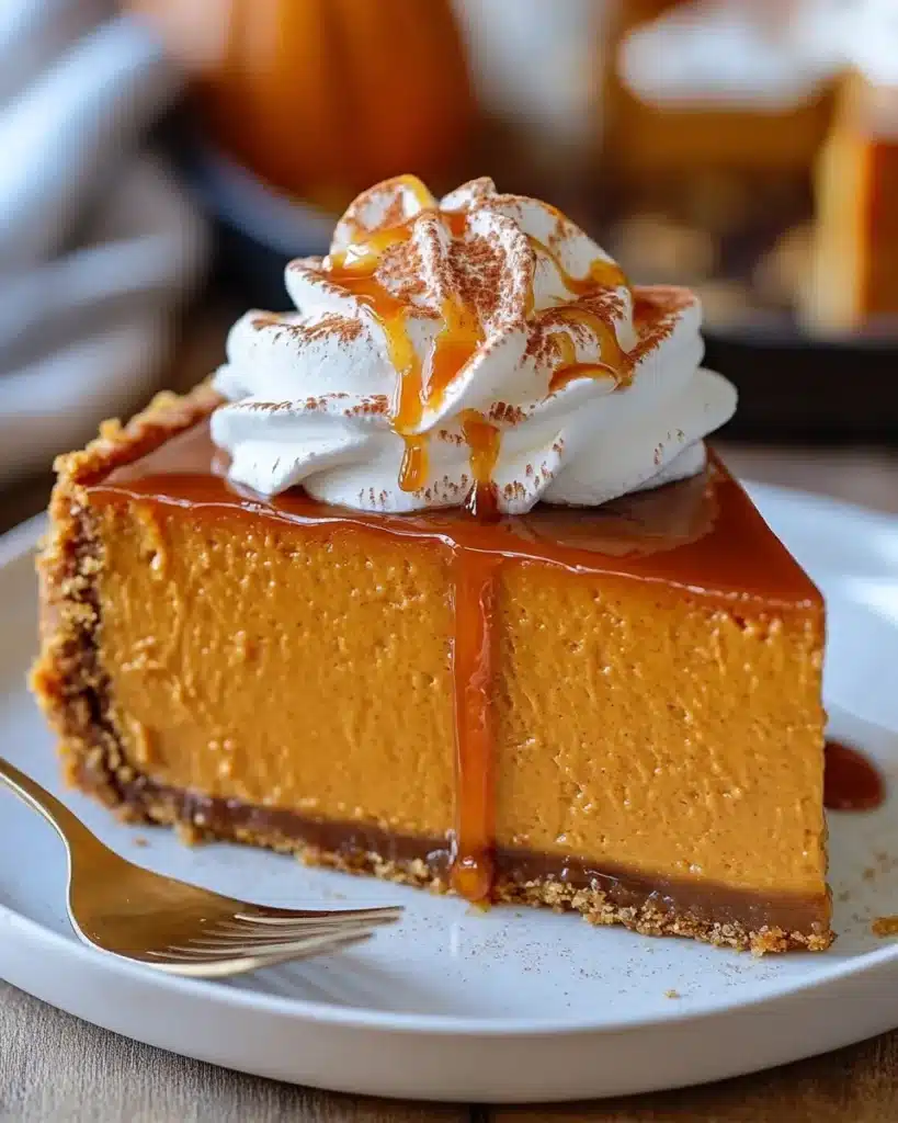 karaitatoszamilo A slice of pumpkin pie cheesecake with whipped 2cb80e79 d108 4419 a0c1 5bec3f054ce7