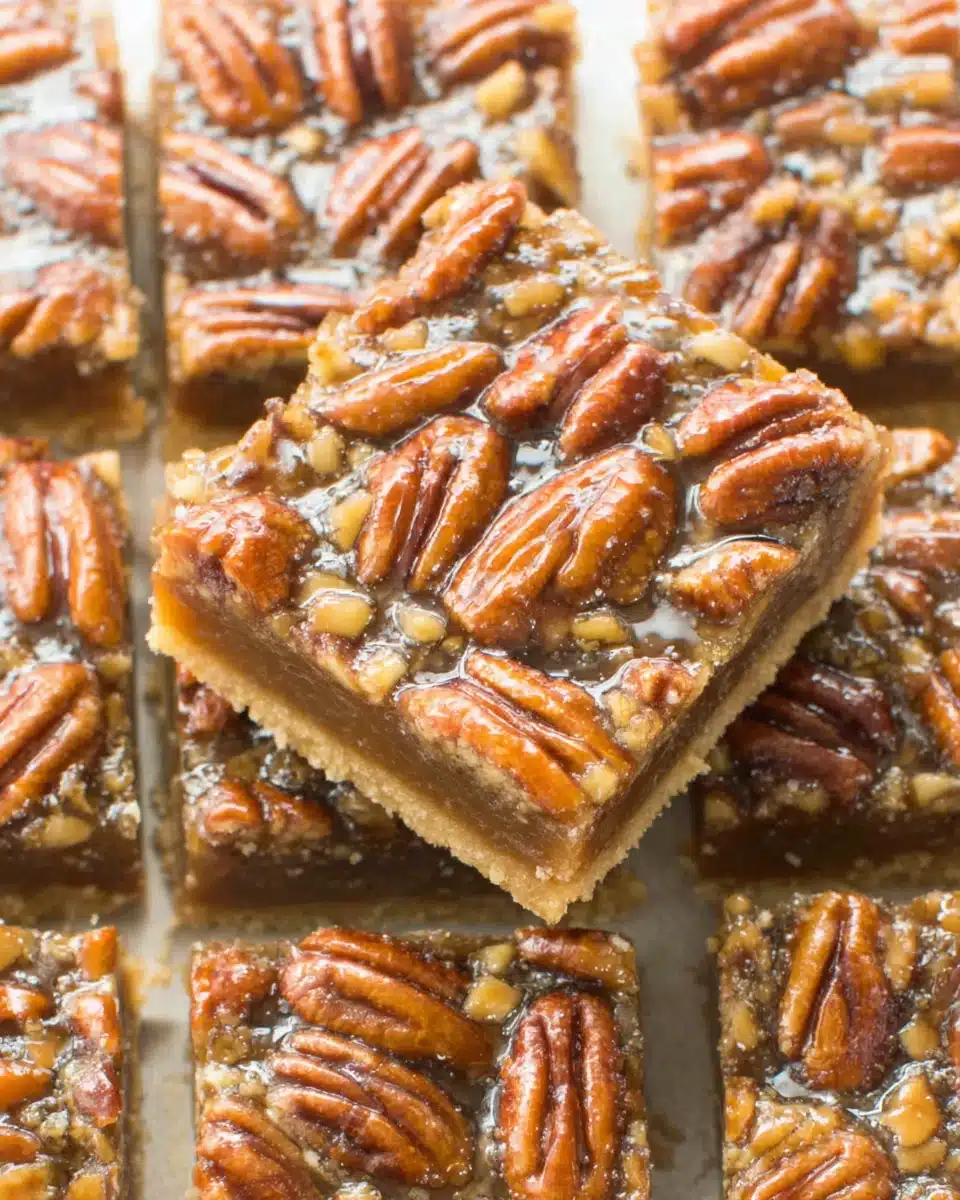 Keto Pecan Pie Bars