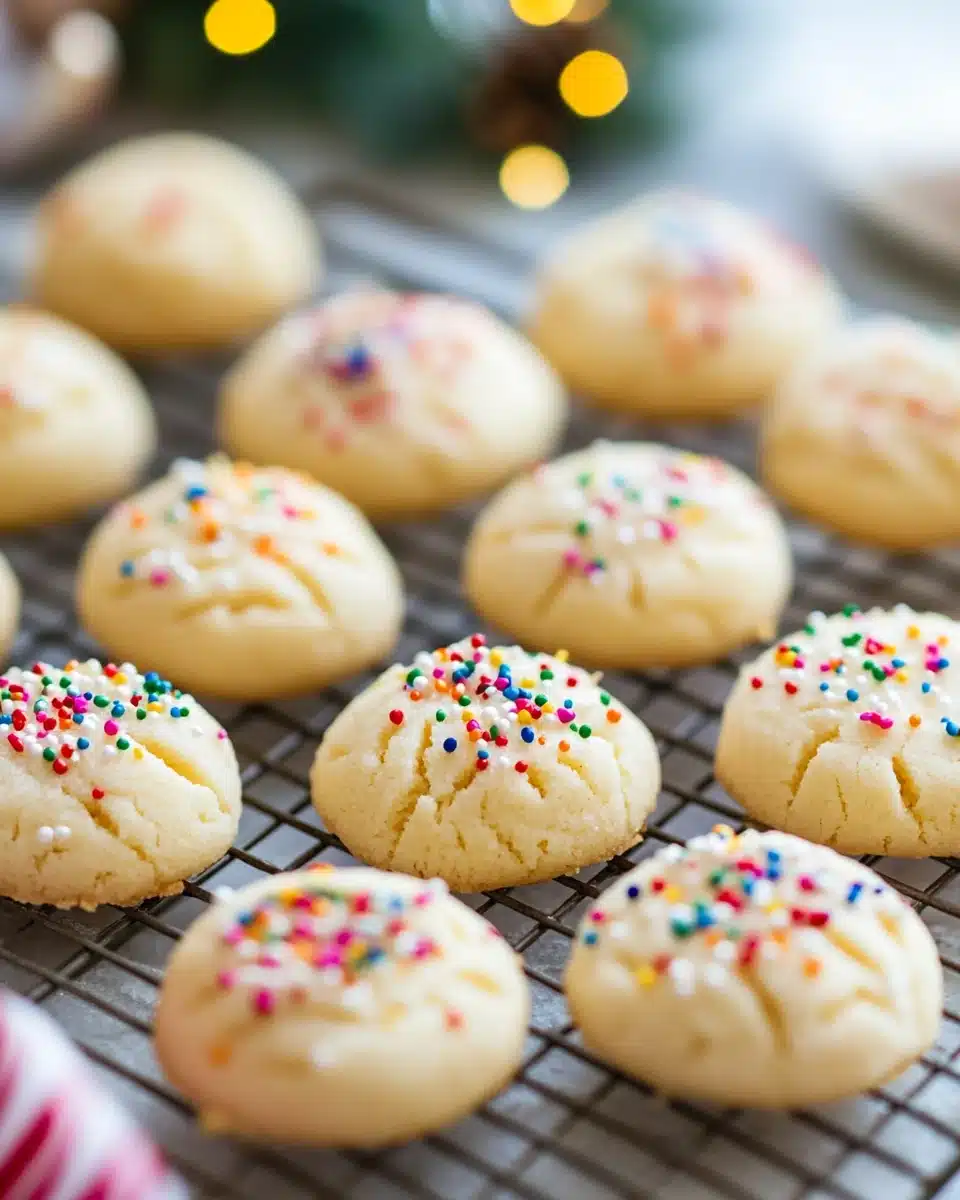 Whipped Shortbread Cookies