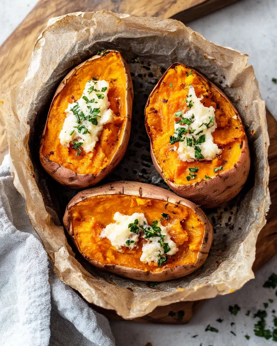 Air Fryer Baked Sweet Potato