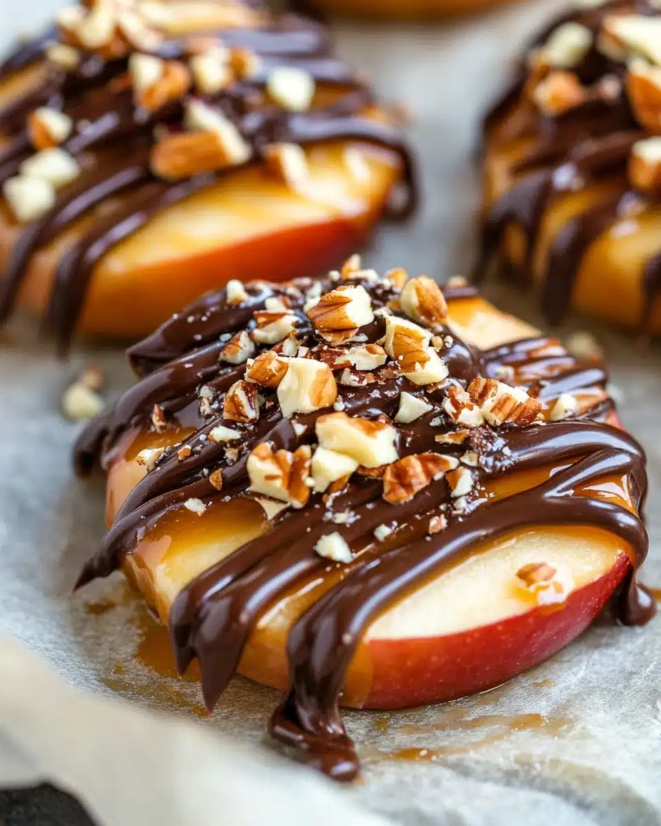 Caramel Apple Slices