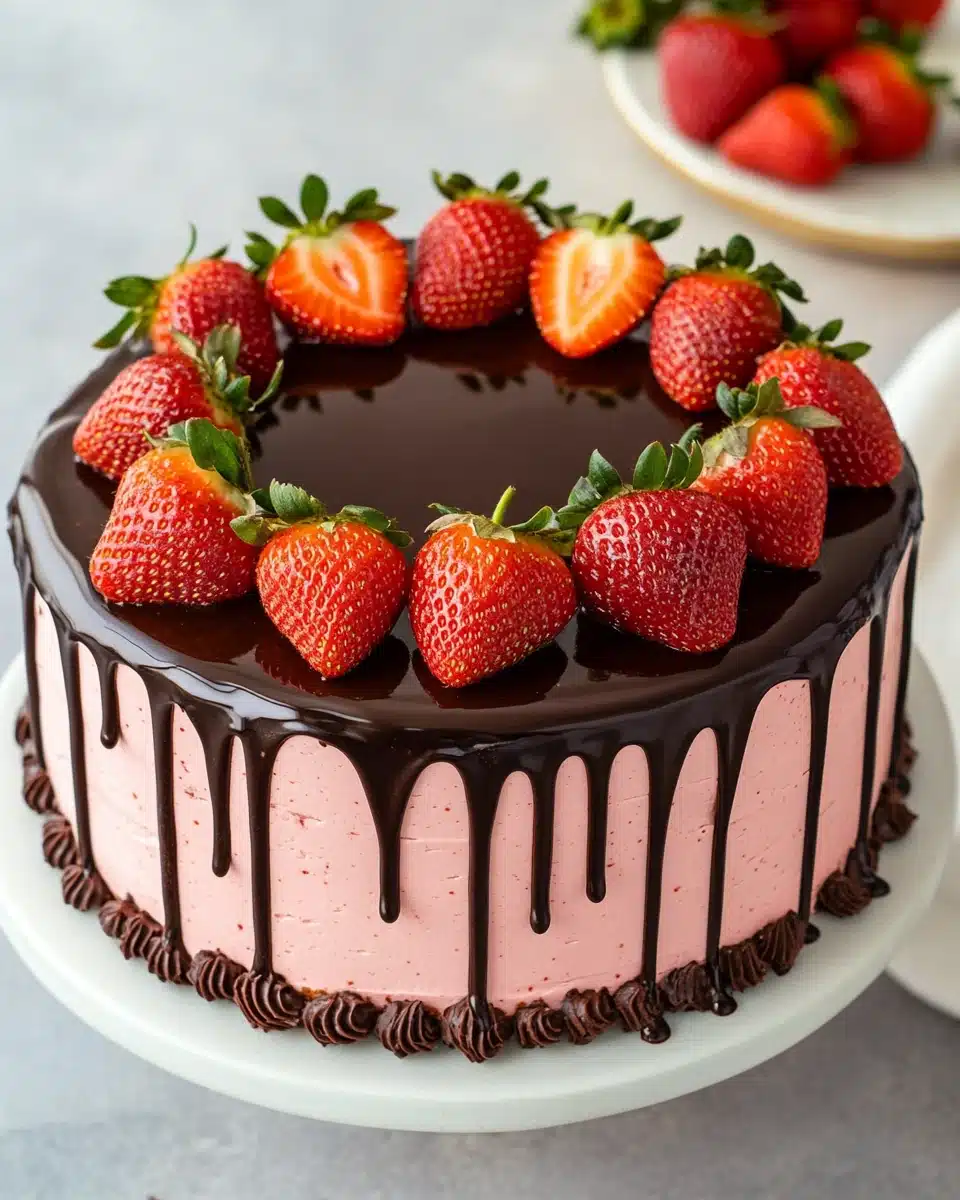 Chocolate-Covered Strawberry Cakes
