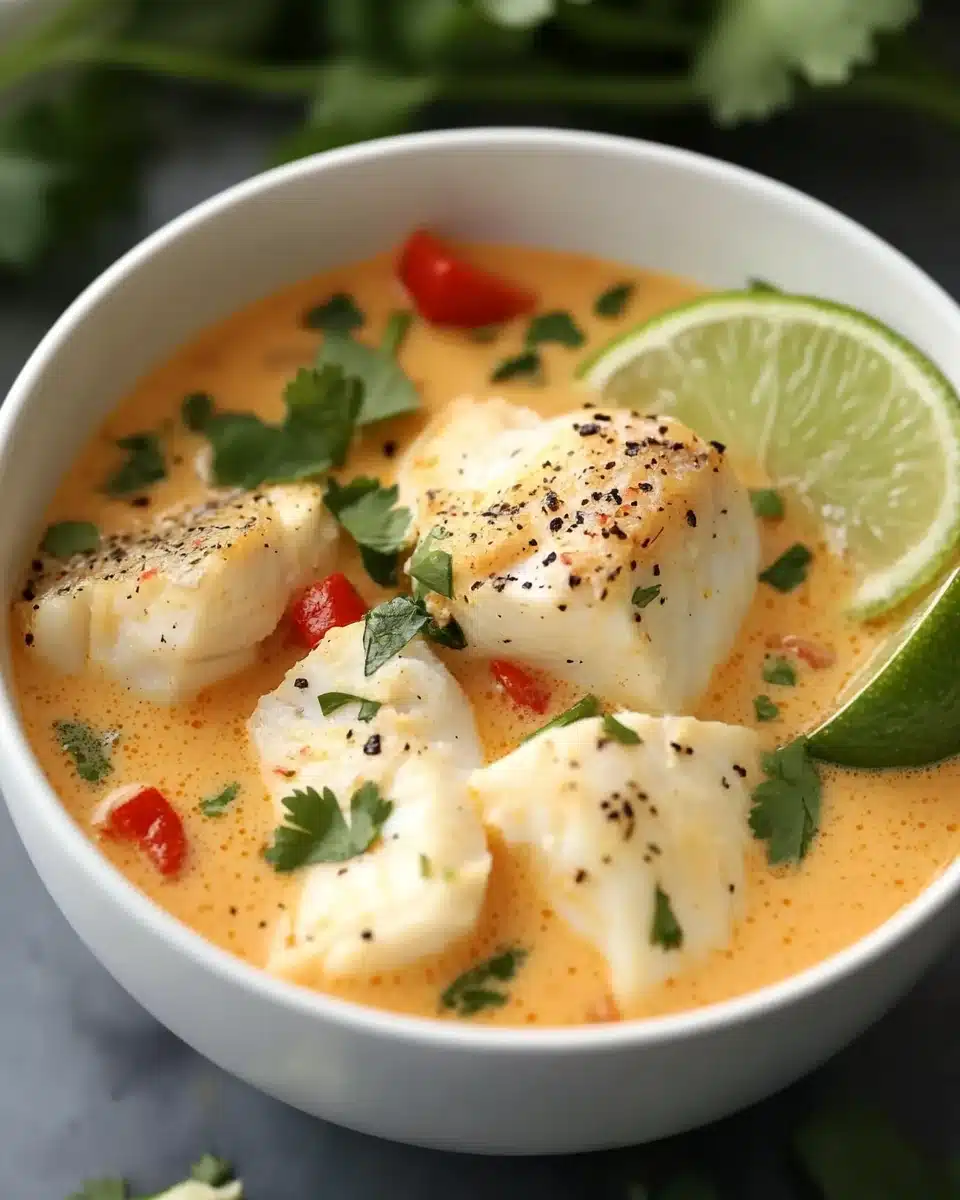 Coconut Lime Fish Soup