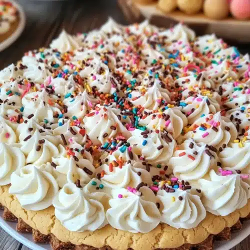 Delicious cookie cake, a perfect treat for any occasion.