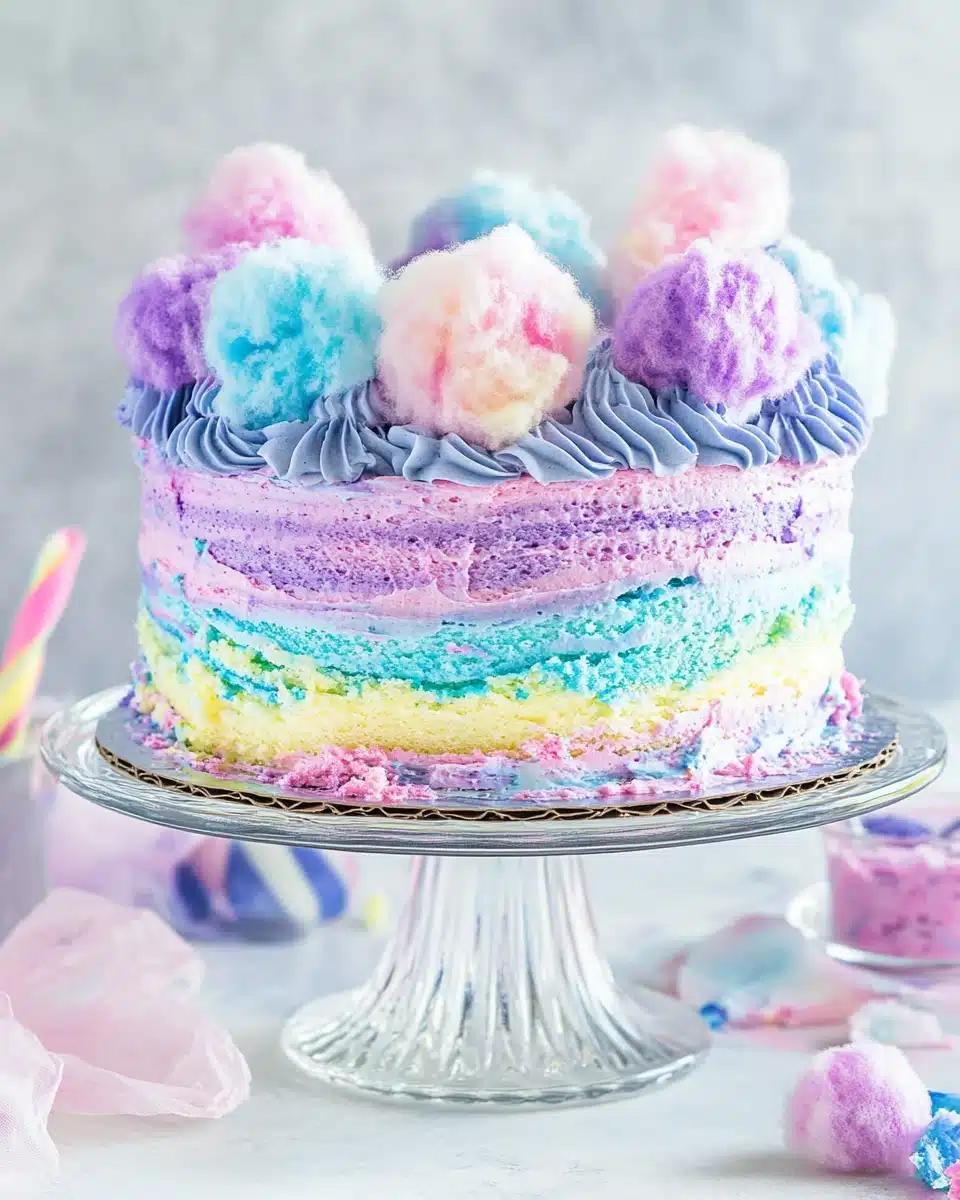 Cotton Candy Cake