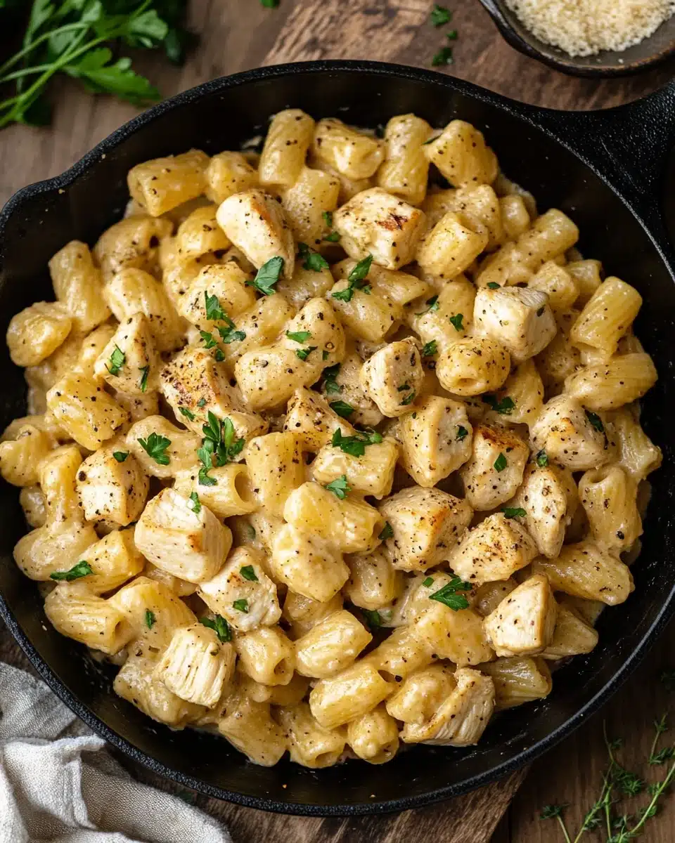 Creamy Garlic Parmesan Chicken Pasta