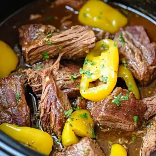 Easy Mississippi Pot Roast 1 Delicious Easy Mississippi Pot Roast with peppers and tender beef.