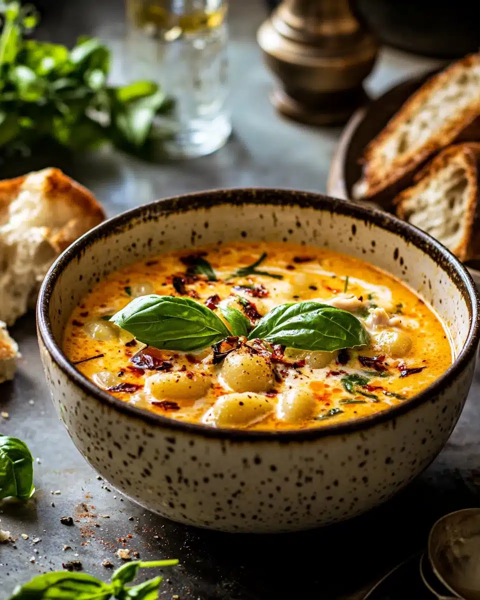 Marry Me Chicken and Gnocchi Soup