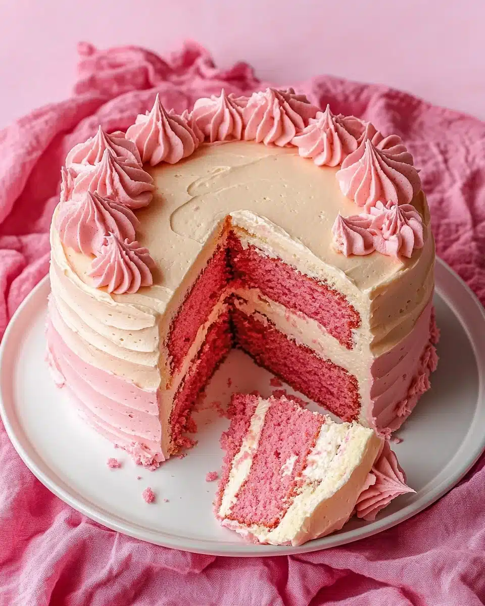 Pink Birthday Cake