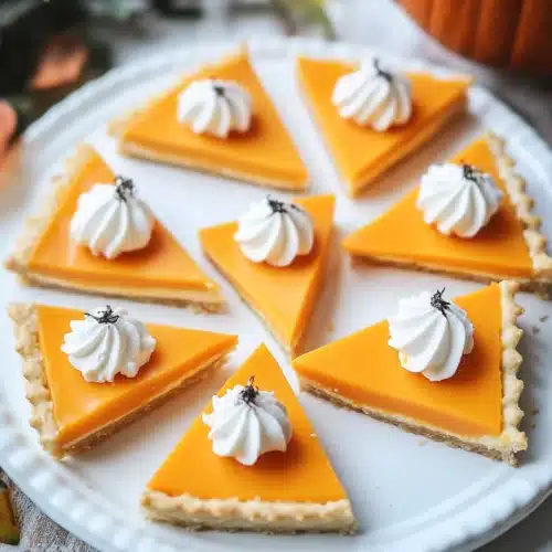 Delicious pumpkin pie cheese and crackers served on a white plate.