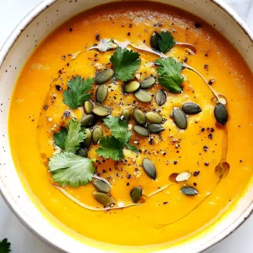 Delicious roasted butternut squash soup perfect for fall