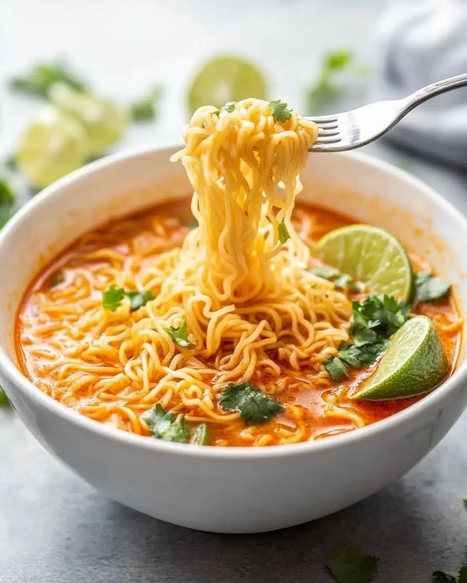 Thai Red Curry Noodle Soup