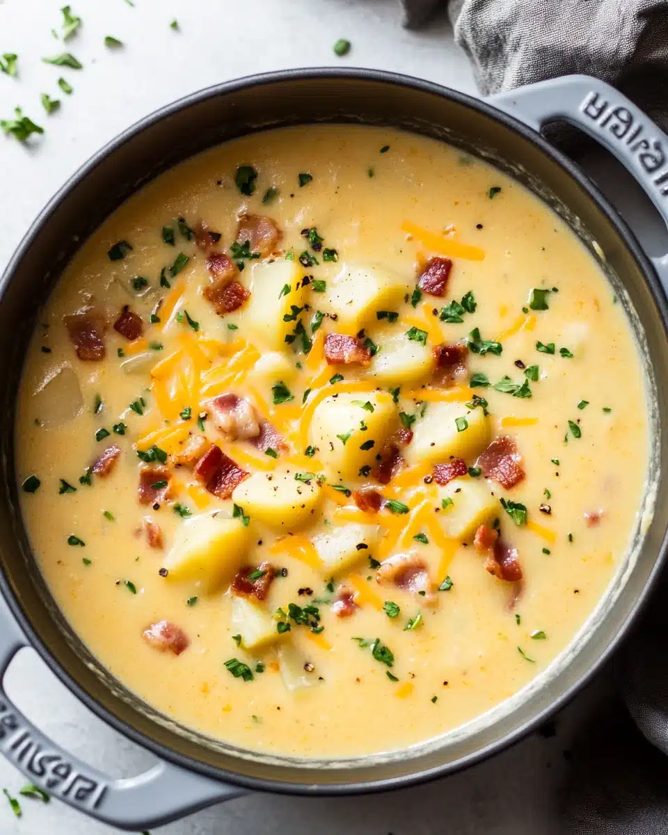 The Best Homemade Loaded Potato Soup