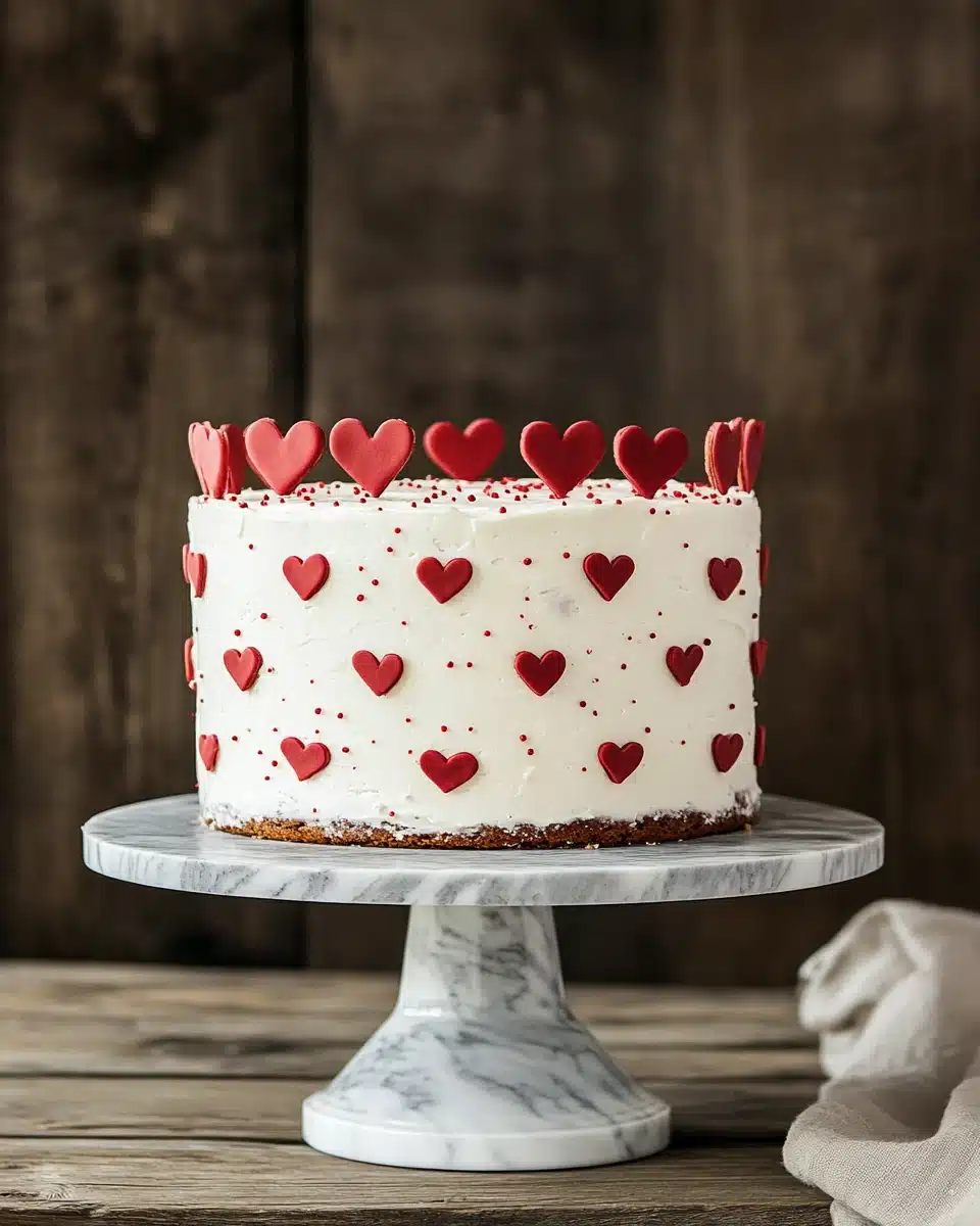 Valentine Cookie Cake