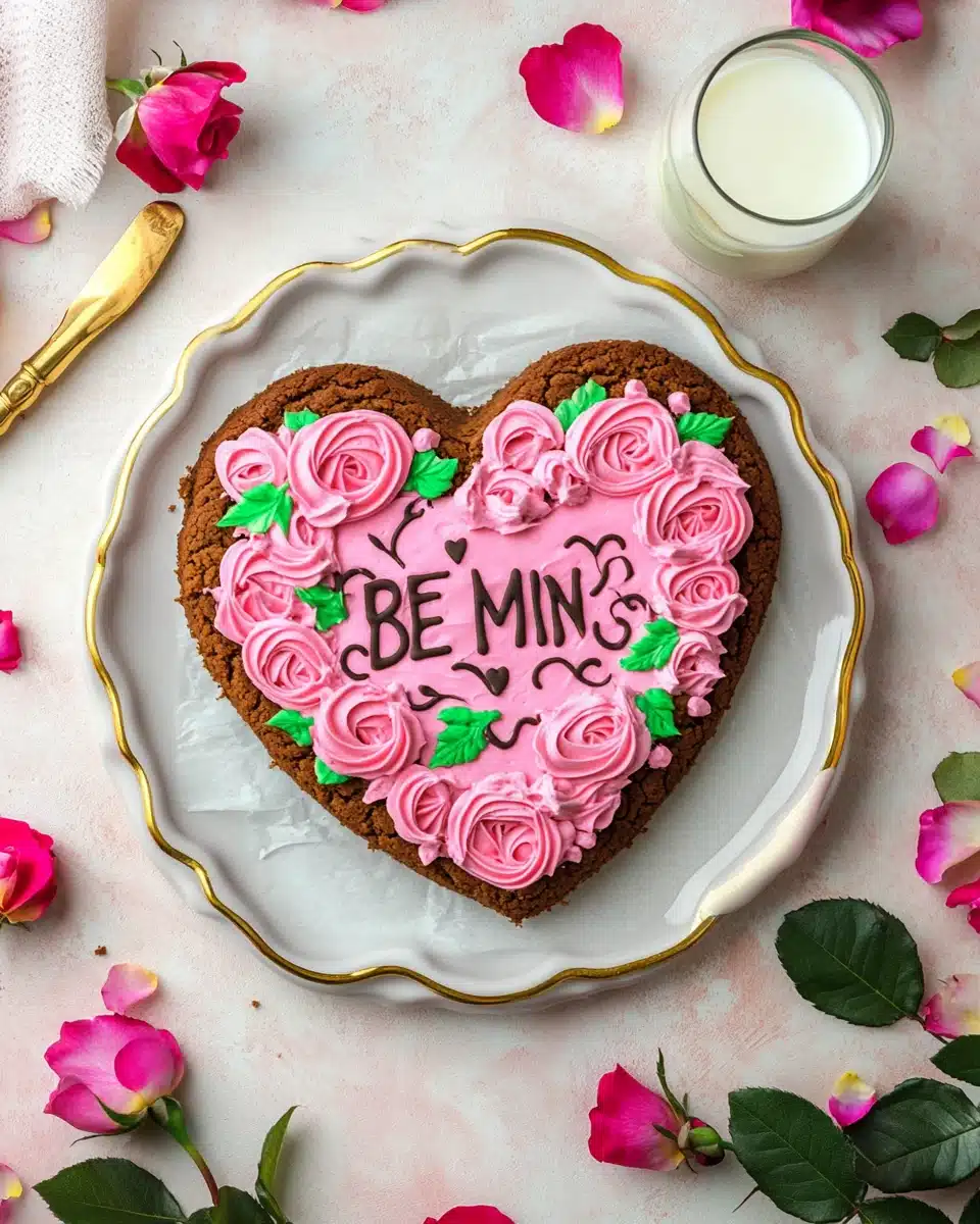 Easy Homemade Valentine Cookie Cake