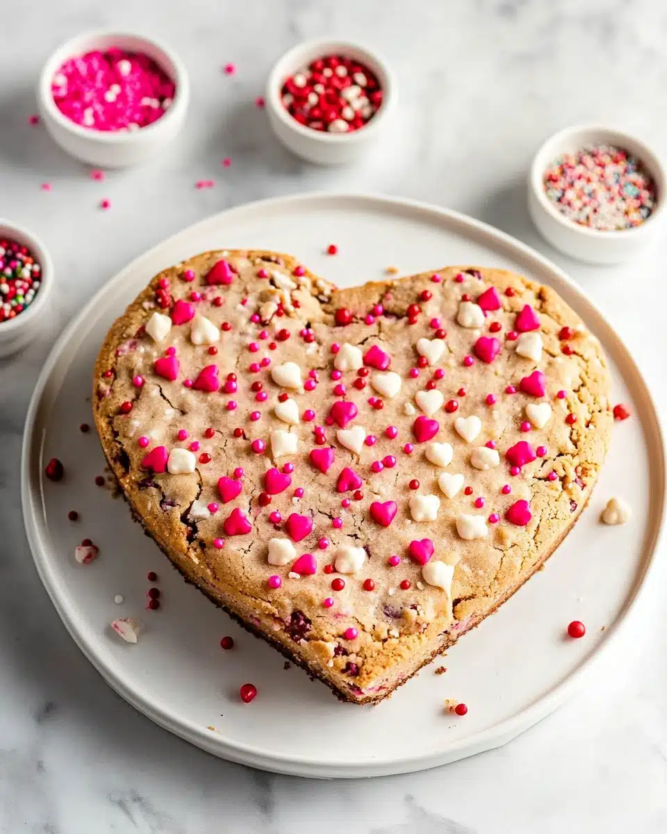 Valentine’s Day Cookie Cake