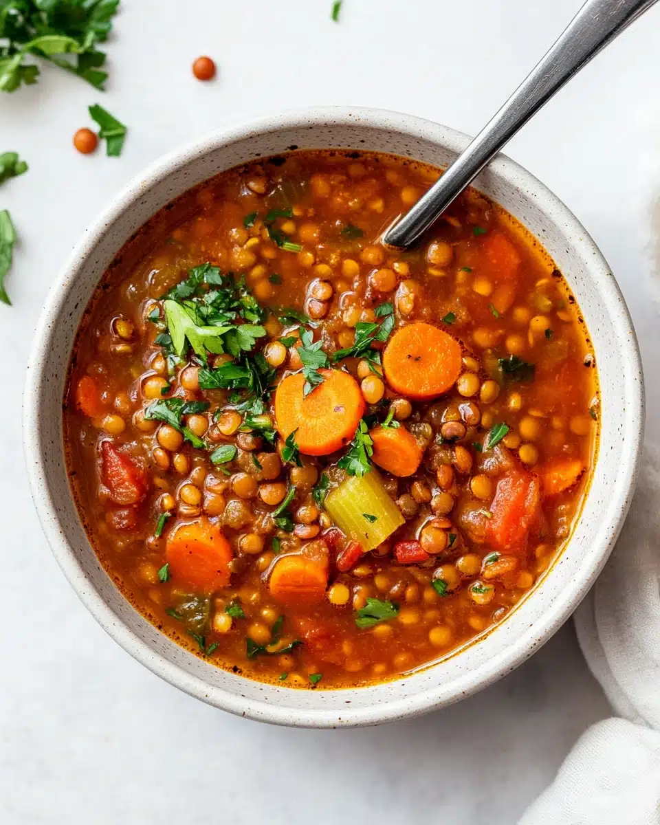Delicious Vegan Lentil Soup Recipe