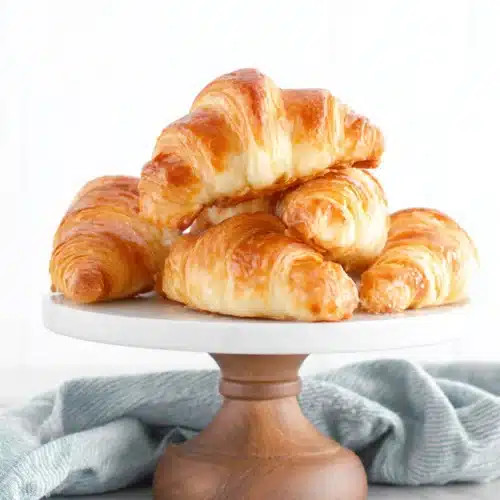 Delicious buttery croissants for a perfect breakfast treat.