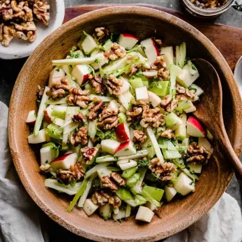 Crisp celery apple salad bursting with flavor and texture.
