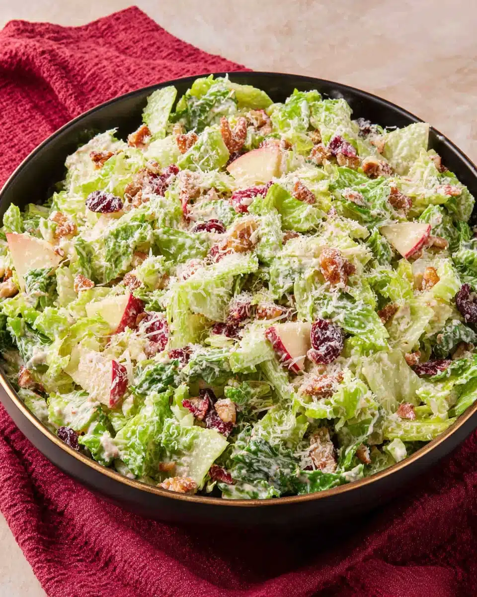 Delicious celery parmesan salad with fresh ingredients.