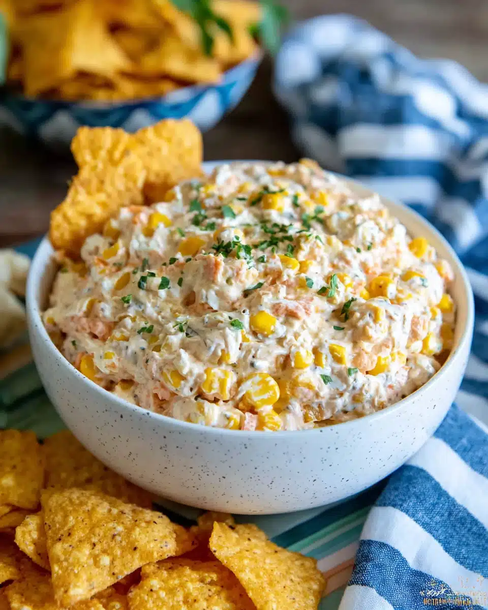 Delicious corn dip perfect for any occasion.