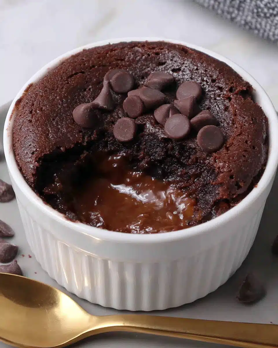 Delicious cottage cheese brownie with chocolate chips.