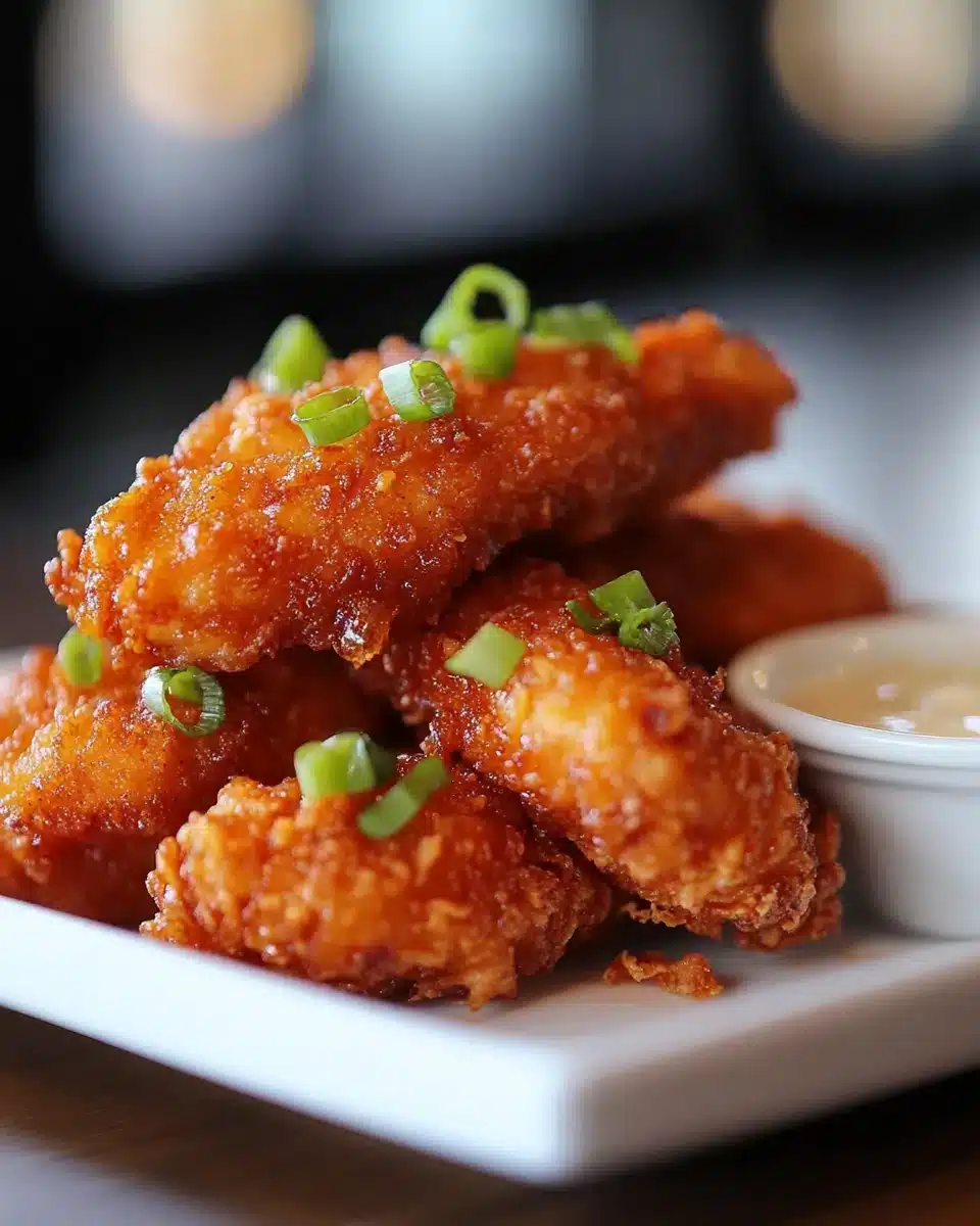 Crispy Crack Chicken Tenders – Easy Dinner Recipe Crispy Crack Chicken Tenders served with dipping sauce, perfect for dinner.
