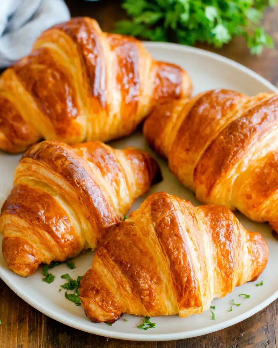 Delicious croissant recipe for fluffy pastries.