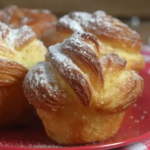Delicious cruffins, flaky and sweet, perfect for any occasion.
