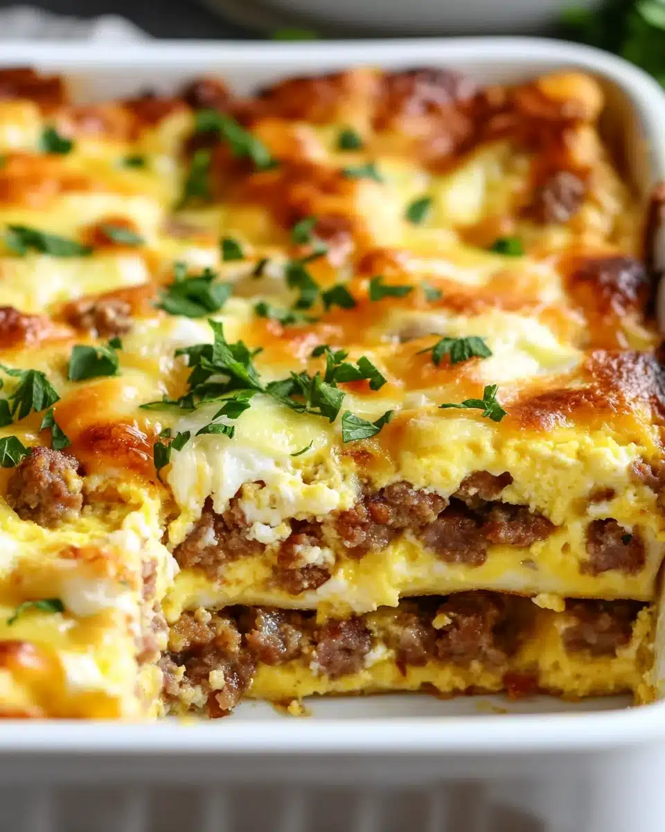 Easy Sausage and Egg Casserole