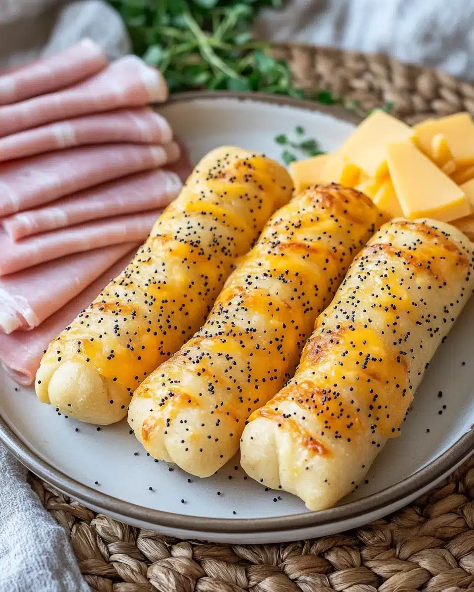 Ham and Cheese Sticks