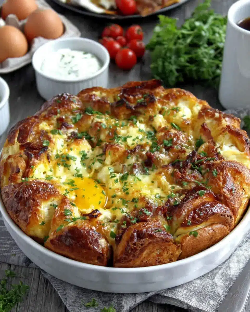 Savor holiday brunch recipes with this savory casserole