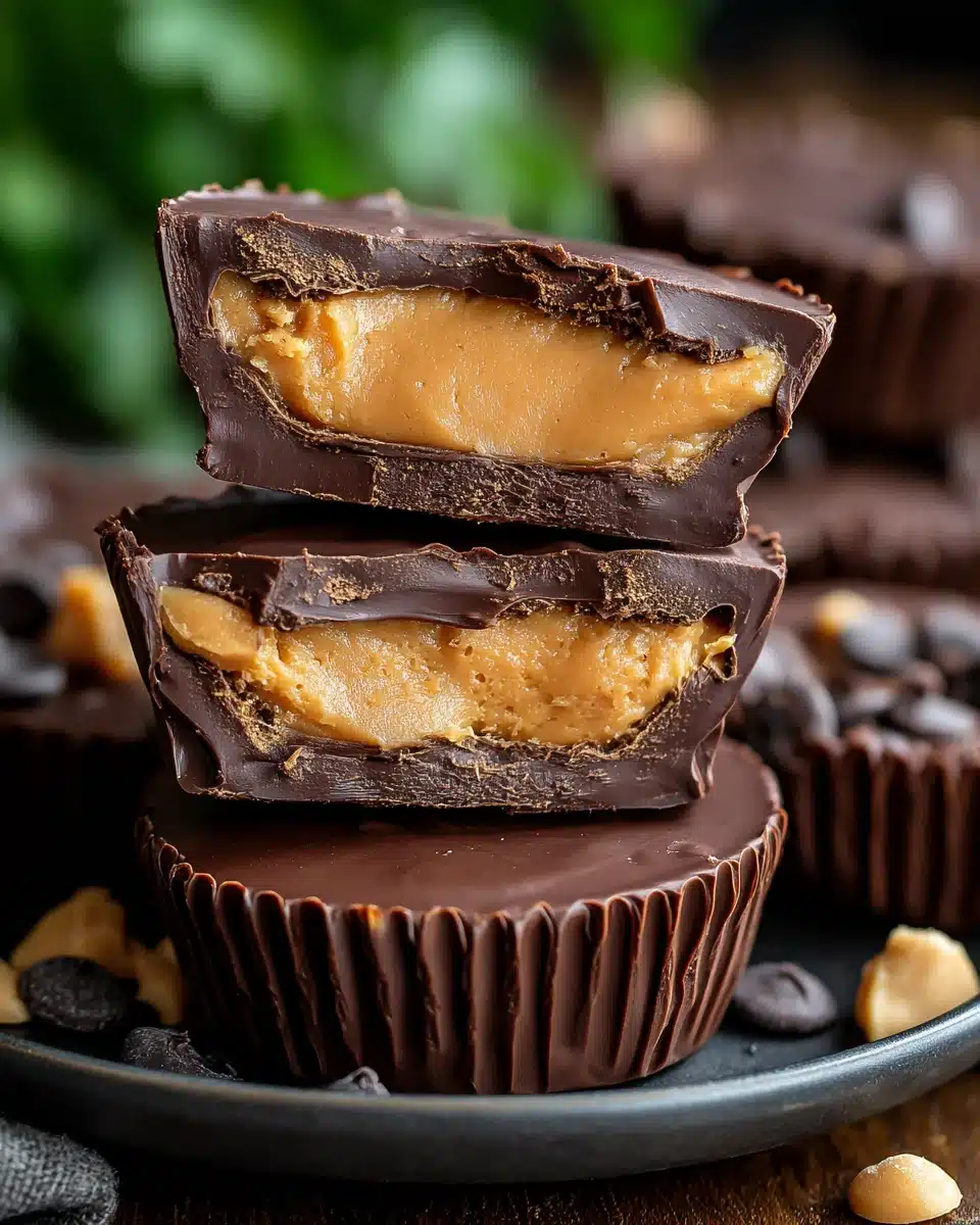Homemade Peanut Butter Cups – Creamy and Delicious Delicious homemade peanut butter cups with a creamy filling.