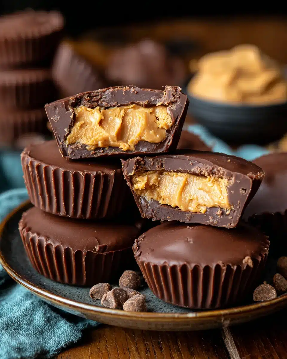 Irresistible Homemade Peanut Butter Cups Delicious homemade peanut butter cups with creamy filling.