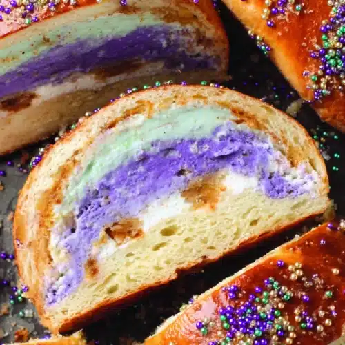 Easy king cake recipe for festive celebrations.
