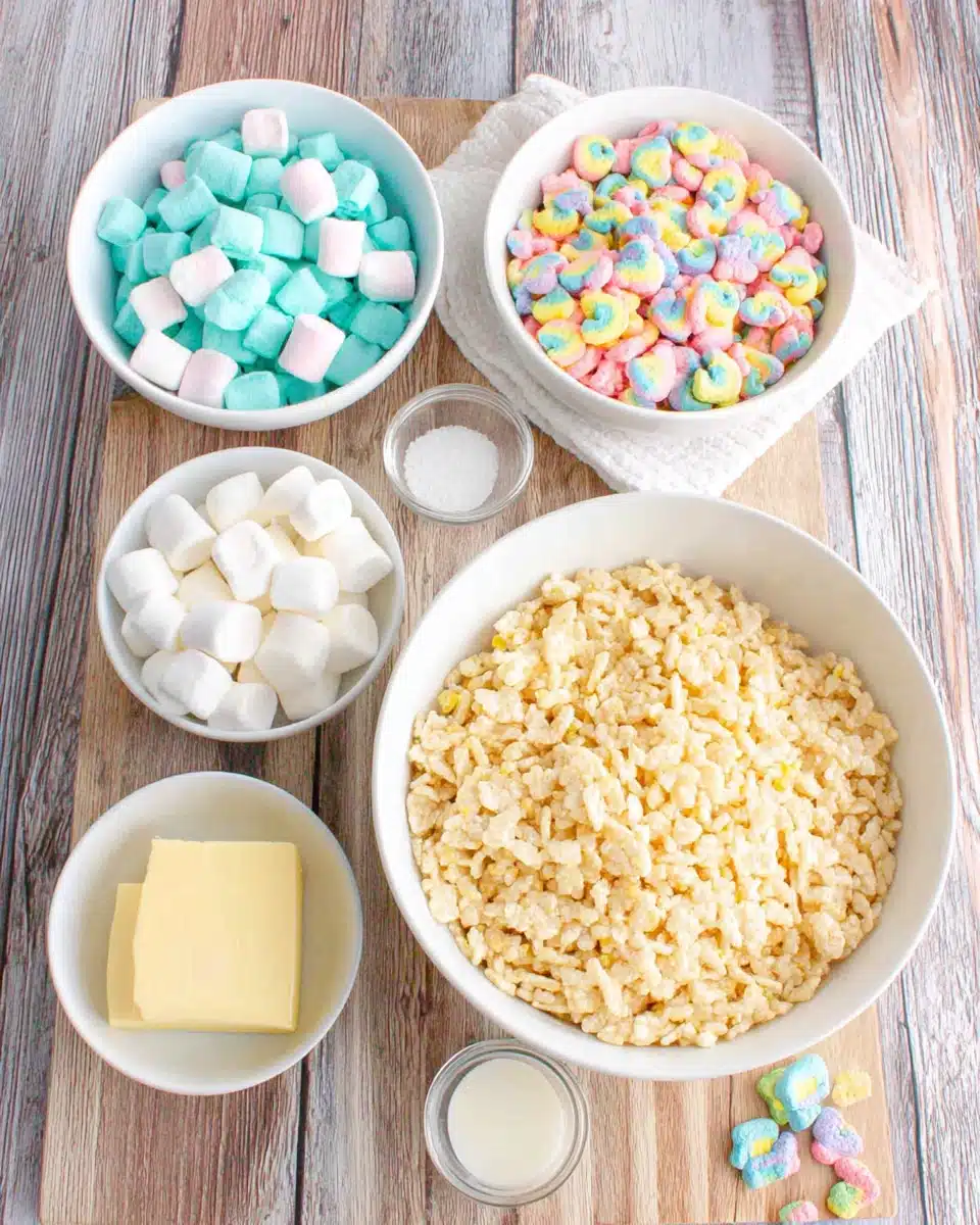 Lucky Charms Rice Krispie Treats ingredients