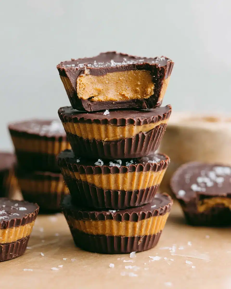 Delicious peanut butter cups with creamy filling, ideal for snacks.