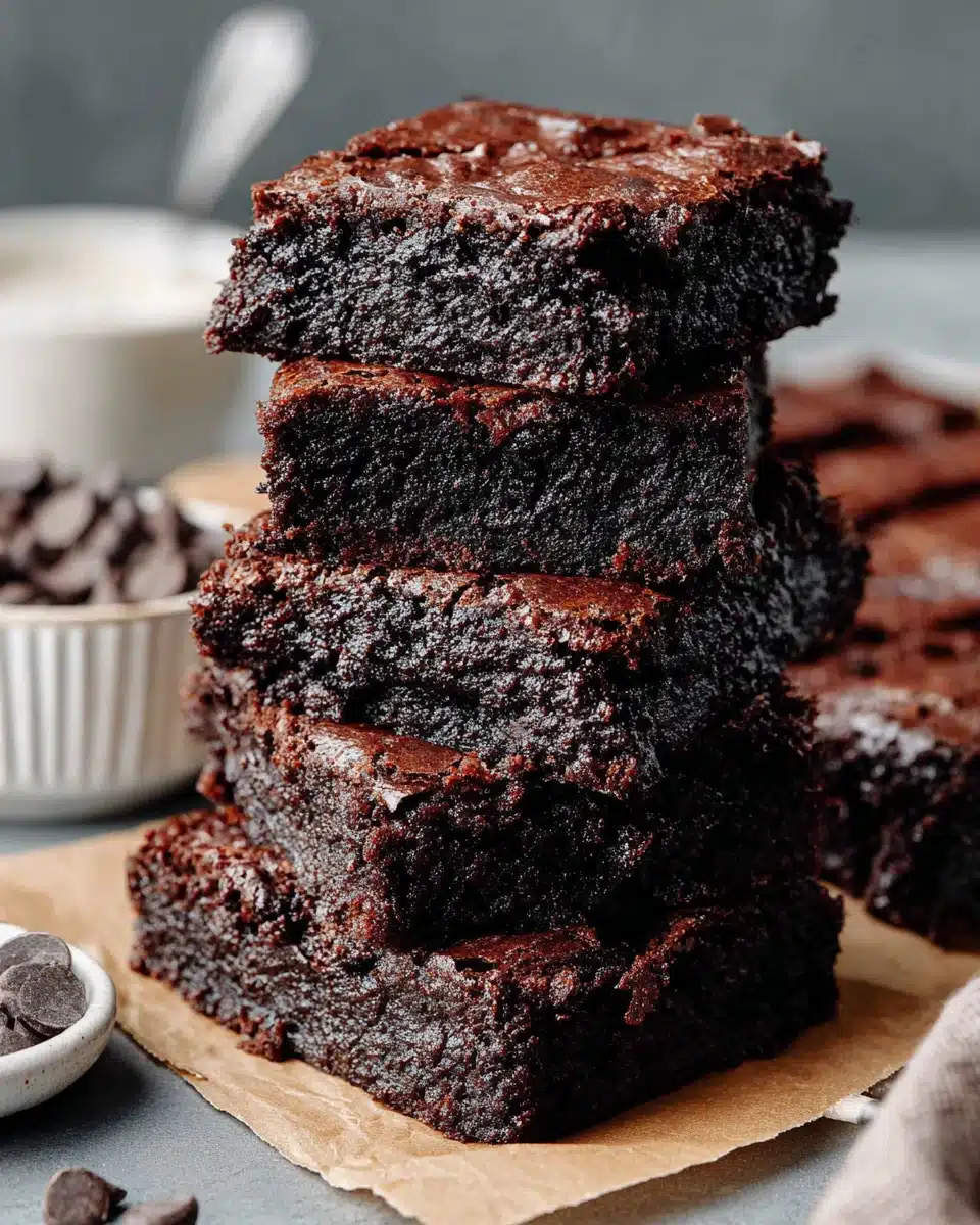 Fudgy Protein Brownies Delicious protein brownies, rich in flavor and healthy treats.