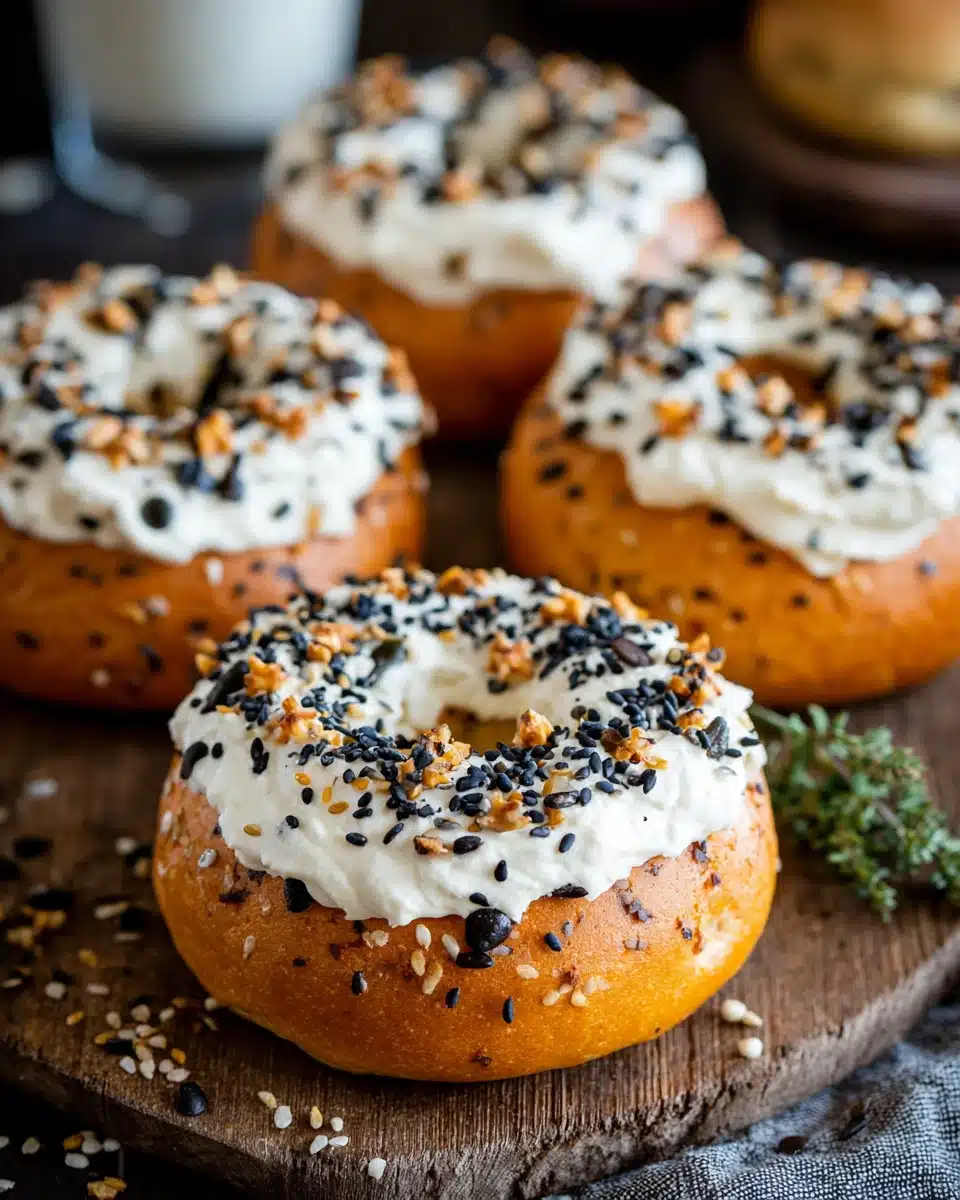 Delicious protein-packed bagels for healthy breakfast