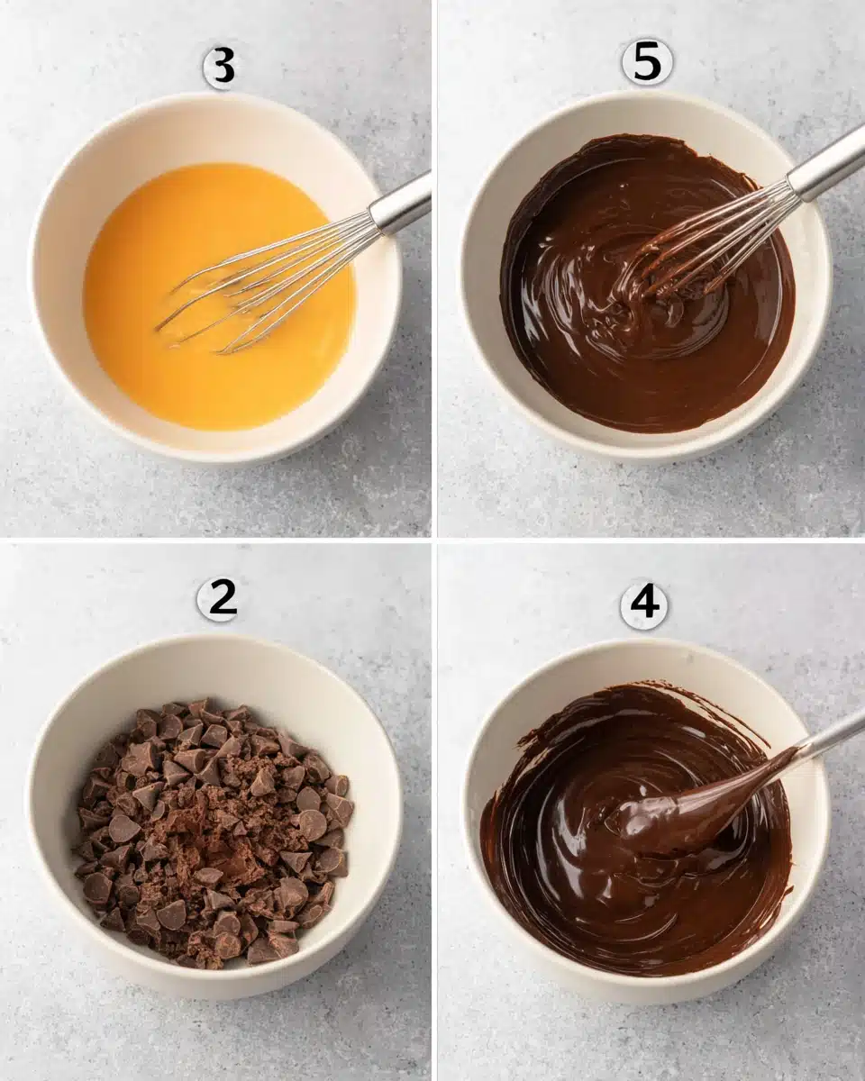 Homemade Reese's Cups recipe showcasing step-by-step preparation.