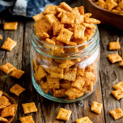 Crispy sourdough crackers perfect for snacking.